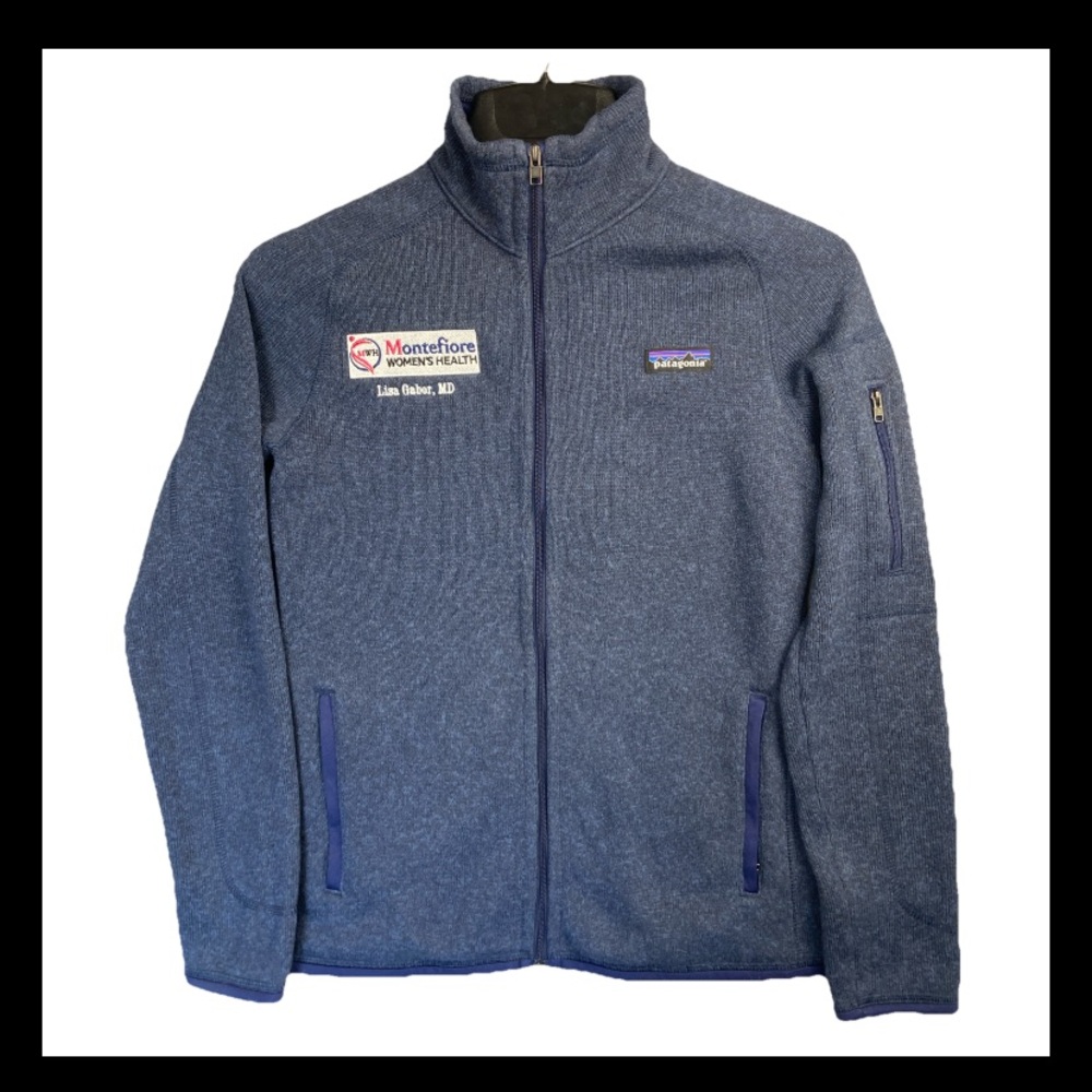 Patagonia Better Sweater Women’s Small Blue Full Zip Fleece Jacket Montefiore